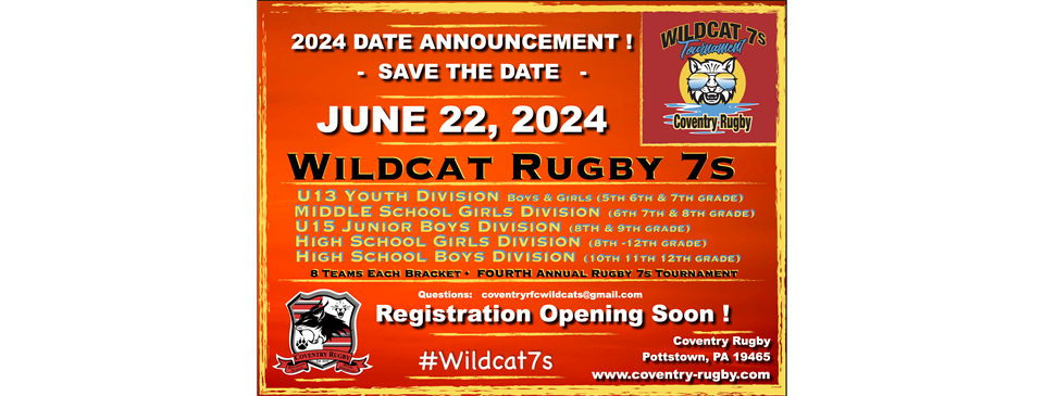 2024 Wildcat 7s Tournament Date Announced